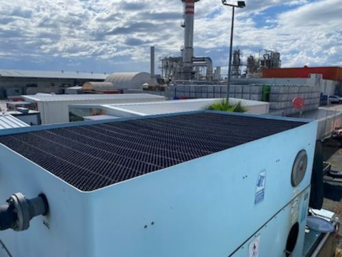 Sulzer Cooling Tower Drift Eliminator and Fill Pack Replacement