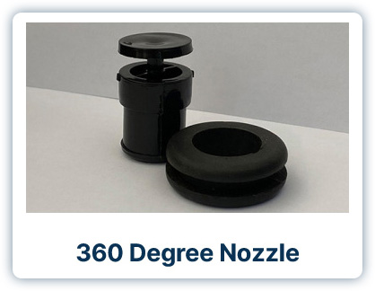 360 degree spray nozzle